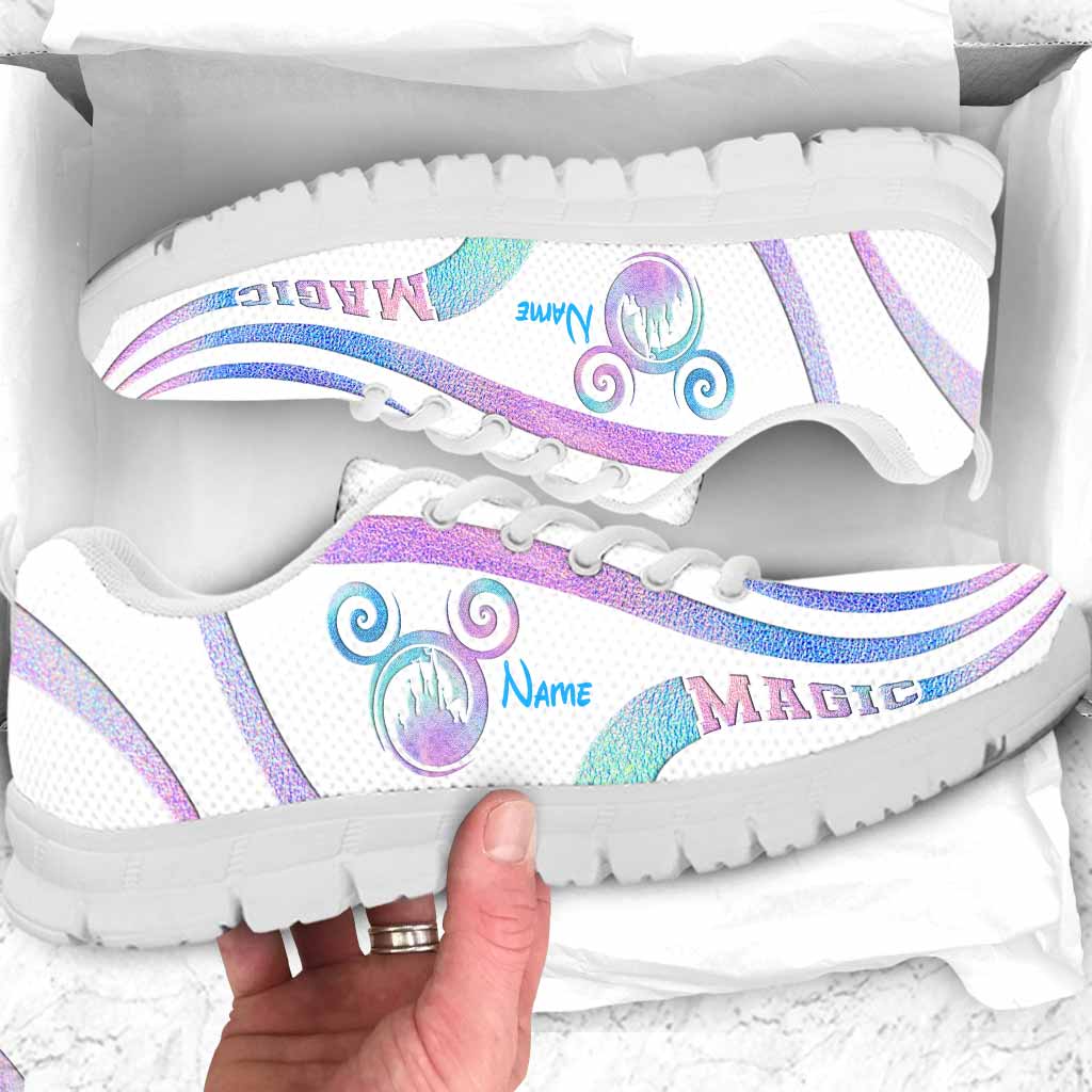 Personalized Colorful Mouse Ears Sneakers Custom Name Gift for Kids