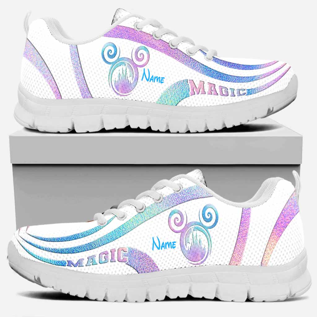 Personalized Colorful Mouse Ears Sneakers Custom Name Gift for Kids