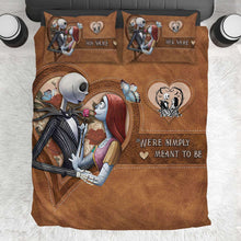 Load image into Gallery viewer, Personalized Nightmare Couple Bedding Set with Custom Names
