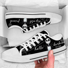 Load image into Gallery viewer, Personalized Low Top Shoes Custom Name Halloween Gift
