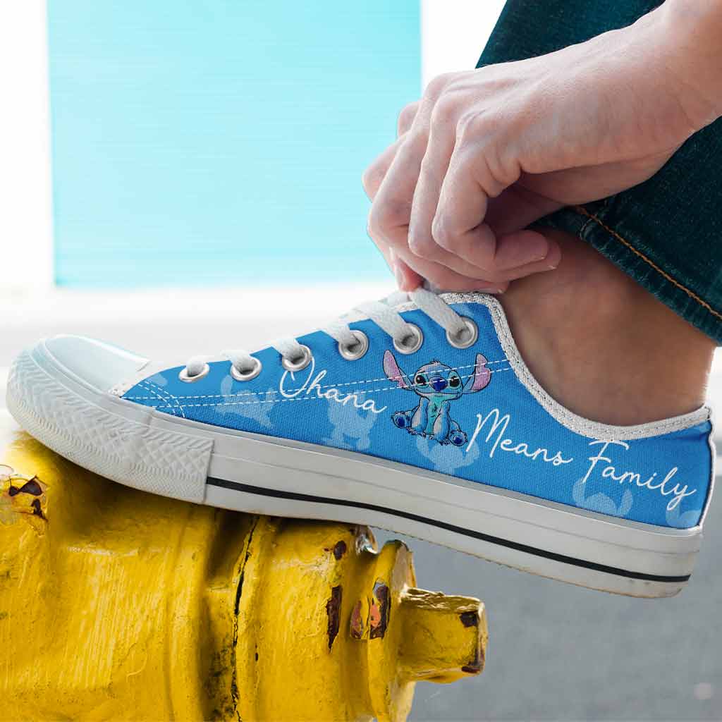 Personalized Ohana Low Top Shoes Custom Name Gift for Family