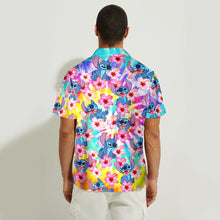 Load image into Gallery viewer, Personalized Hawaiian Shirt with Stitch Design for Him | Ohana Gift
