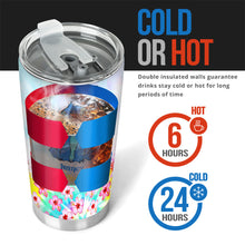 Load image into Gallery viewer, Personalized Just A Girl Tumbler with Stitch Design for Her
