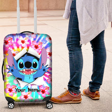 Load image into Gallery viewer, Personalized Ohana Luggage Cover Custom Design for Travel
