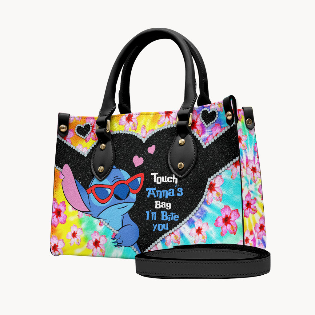Personalized Ohana Leather Handbag Custom Name Gift for Her