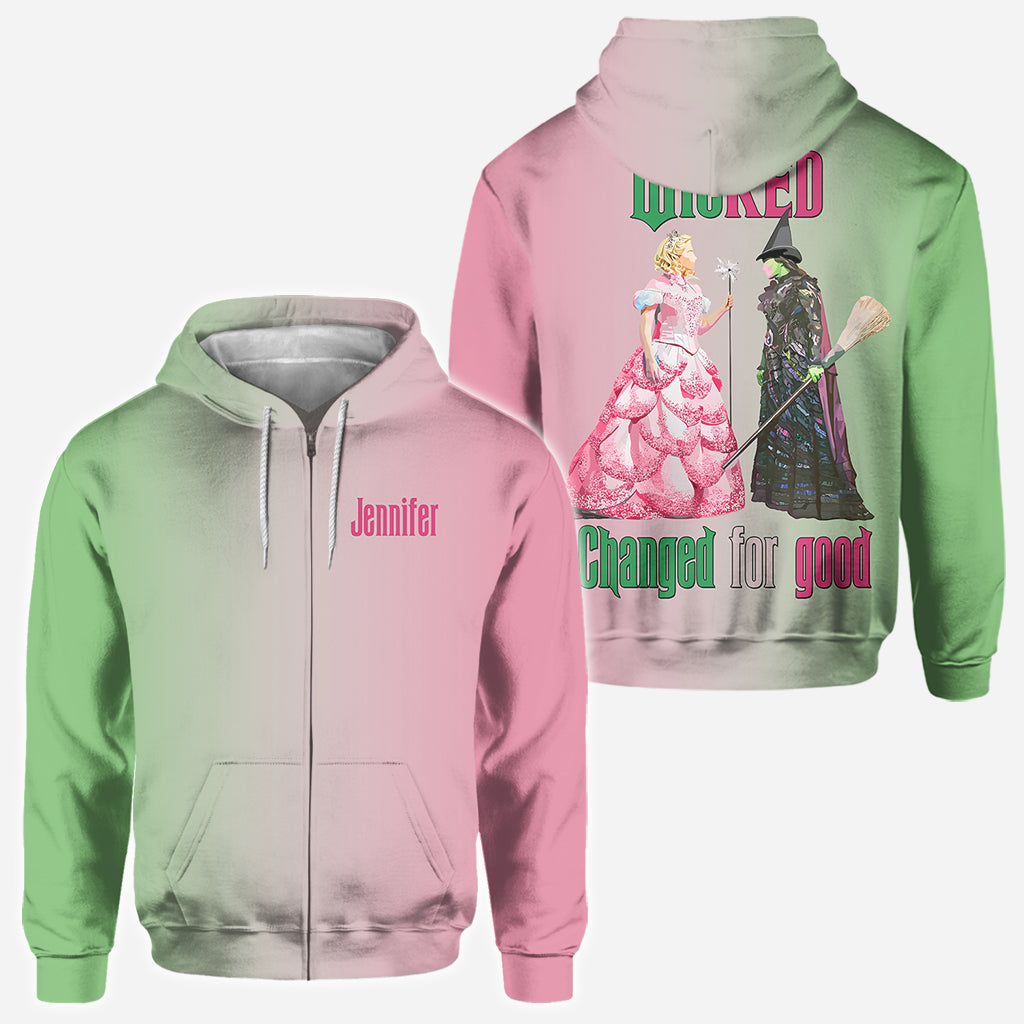 Personalized Witch All Over Shirt Custom Name Gift for Halloween