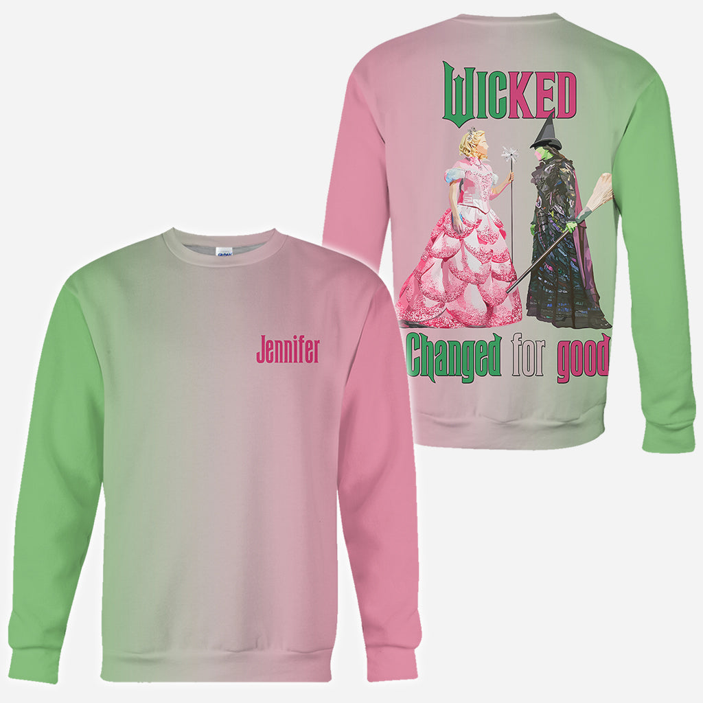 Personalized Witch All Over Shirt Custom Name Gift for Halloween