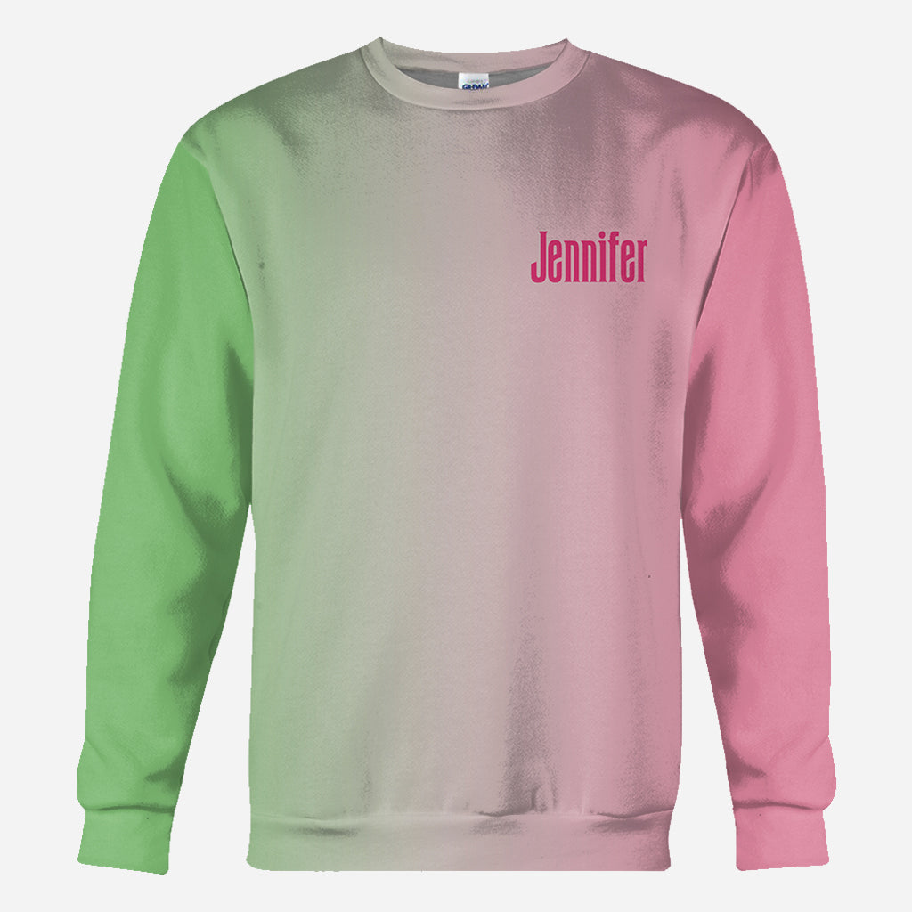 Personalized Witch All Over Shirt Custom Name Gift for Halloween