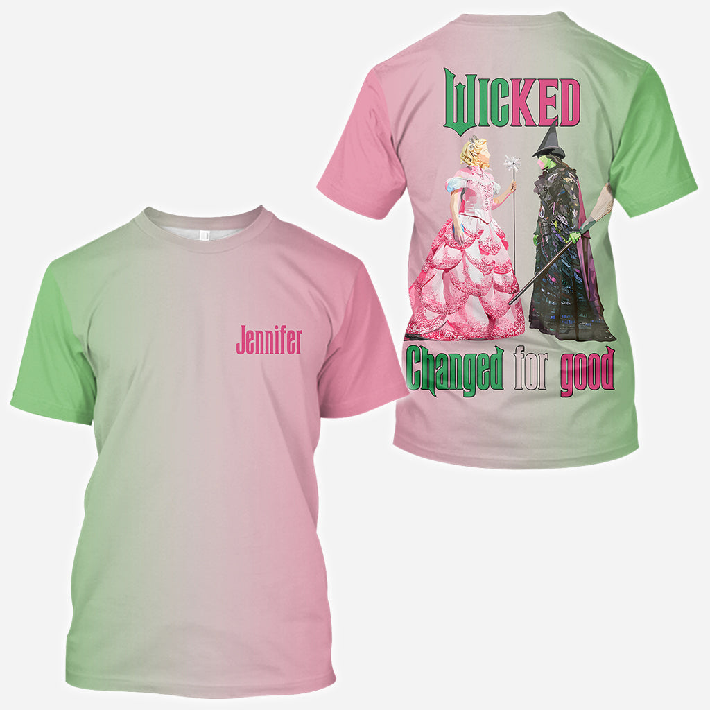 Personalized Witch All Over Shirt Custom Name Gift for Halloween