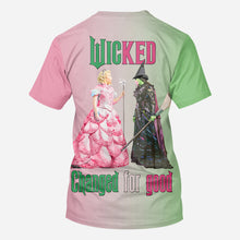 Load image into Gallery viewer, Personalized Witch All Over Shirt Custom Name Gift for Halloween
