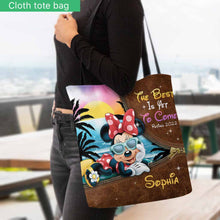 Load image into Gallery viewer, Personalized Retired Tote Bag with Minnie Mouse Design Gift
