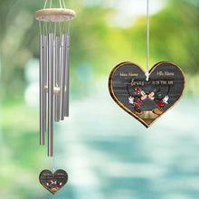 Load image into Gallery viewer, Personalized Love Wind Chime Gift for Couples Anniversary
