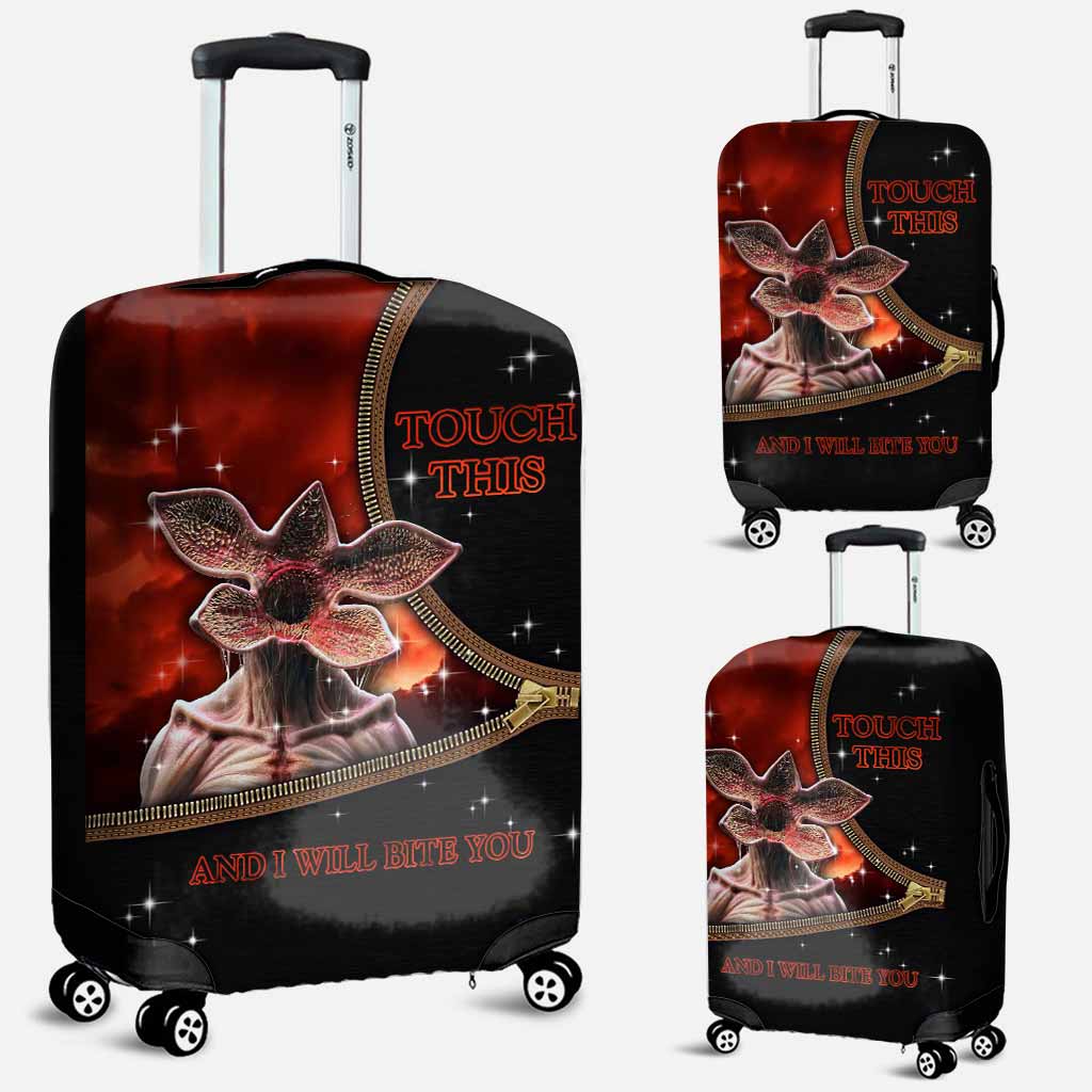 Personalized Stranger Things Luggage Cover Touch This Gift