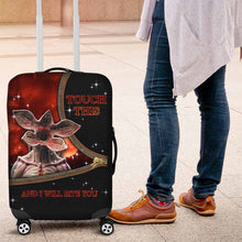 Load image into Gallery viewer, Personalized Stranger Things Luggage Cover Touch This Gift
