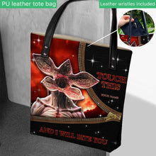 Load image into Gallery viewer, Personalized Stranger Things Tote Bag Custom Name Gift
