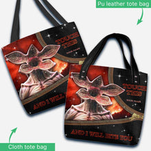 Load image into Gallery viewer, Personalized Stranger Things Tote Bag Custom Name Gift
