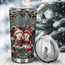 Load image into Gallery viewer, Personalized Tumbler You &amp; Me Custom Name Holiday Gift
