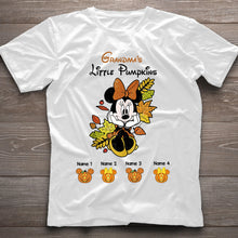 Load image into Gallery viewer, Personalized Grandma T-Shirt &amp; Hoodie with Little Pumpkins Design
