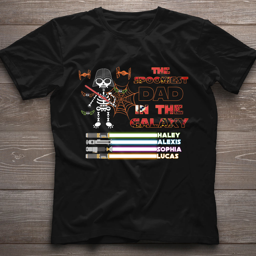 Personalized Halloween T-Shirt & Hoodie for Dad | Spookiest Gift Idea