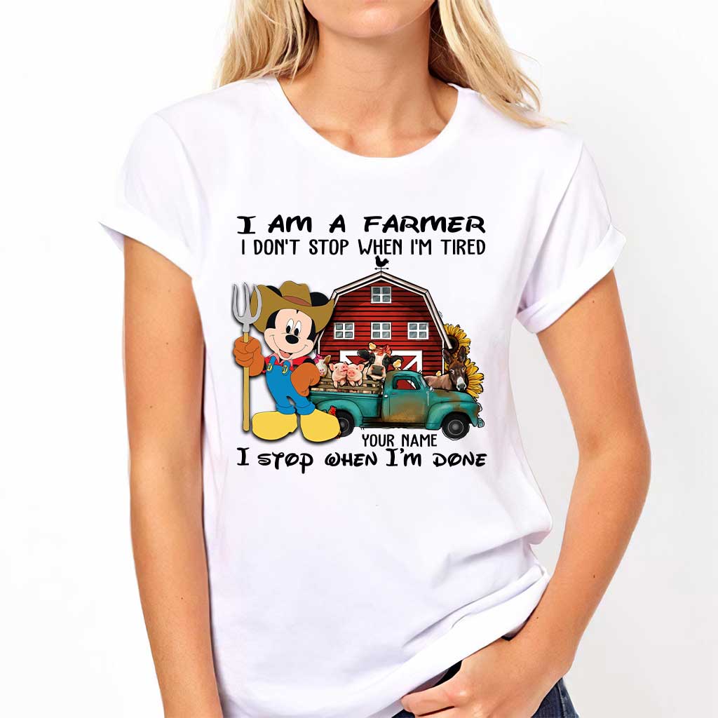 Personalized Farmer T-Shirt & Hoodie Custom Name Gift