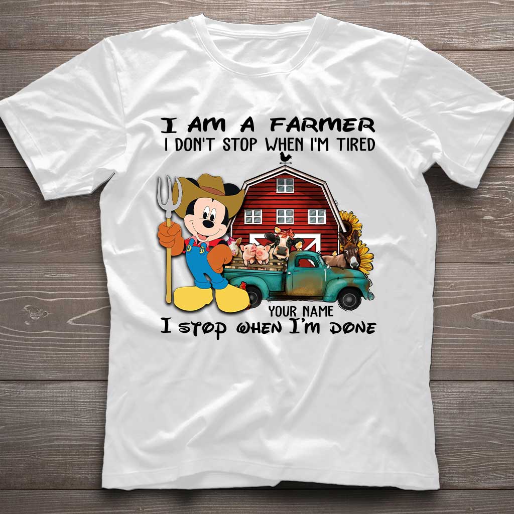 Personalized Farmer T-Shirt & Hoodie Custom Name Gift