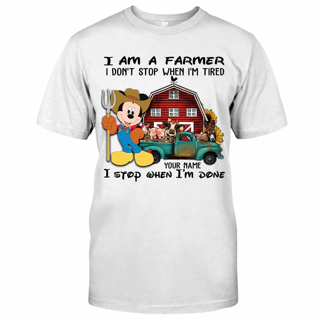 Personalized Farmer T-Shirt & Hoodie Custom Name Gift