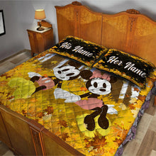 Load image into Gallery viewer, Personalized Mouse Quilt Set All of Me Loves All of You Gift
