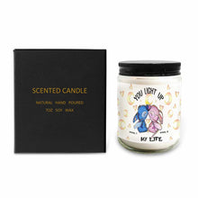 Load image into Gallery viewer, Personalized Ohana Candle with Custom Names for Anniversary or Valentine's Day
