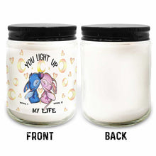 Load image into Gallery viewer, Personalized Ohana Candle with Custom Names for Anniversary or Valentine's Day
