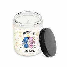 Load image into Gallery viewer, Personalized Ohana Candle with Custom Names for Anniversary or Valentine's Day
