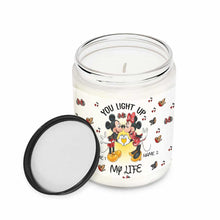 Load image into Gallery viewer, Personalized You Light Up My Life Candle Custom Names Gift for Couples
