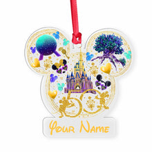Load image into Gallery viewer, Personalized 50th Anniversary Magic Mouse Ears Ornament Custom Gift
