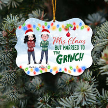 Load image into Gallery viewer, Personalized Mrs Claus Christmas Couple Ornament Custom Gift
