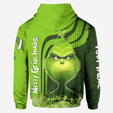 Load image into Gallery viewer, Personalized Christmas Hoodie and Leggings Grinch Design Gift
