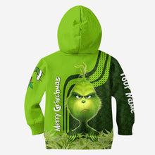 Load image into Gallery viewer, Personalized Christmas Hoodie and Leggings Grinch Design Gift
