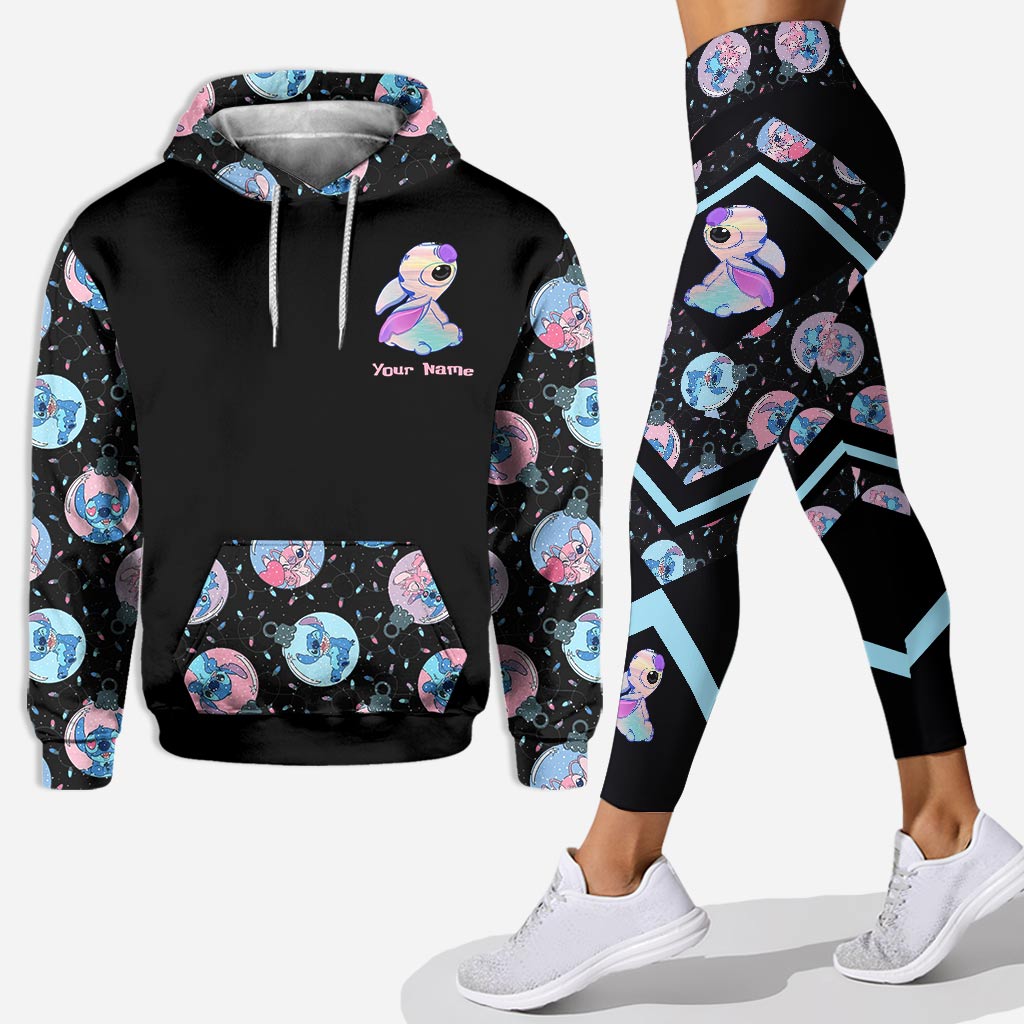 Personalized Ohana Hoodie & Leggings Set Custom Name Gift for Christmas