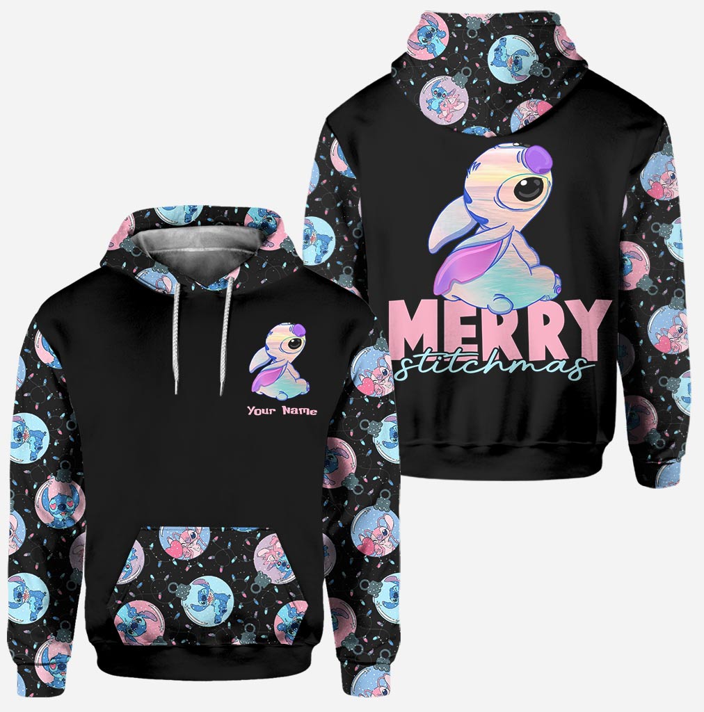 Personalized Ohana Hoodie & Leggings Set Custom Name Gift for Christmas