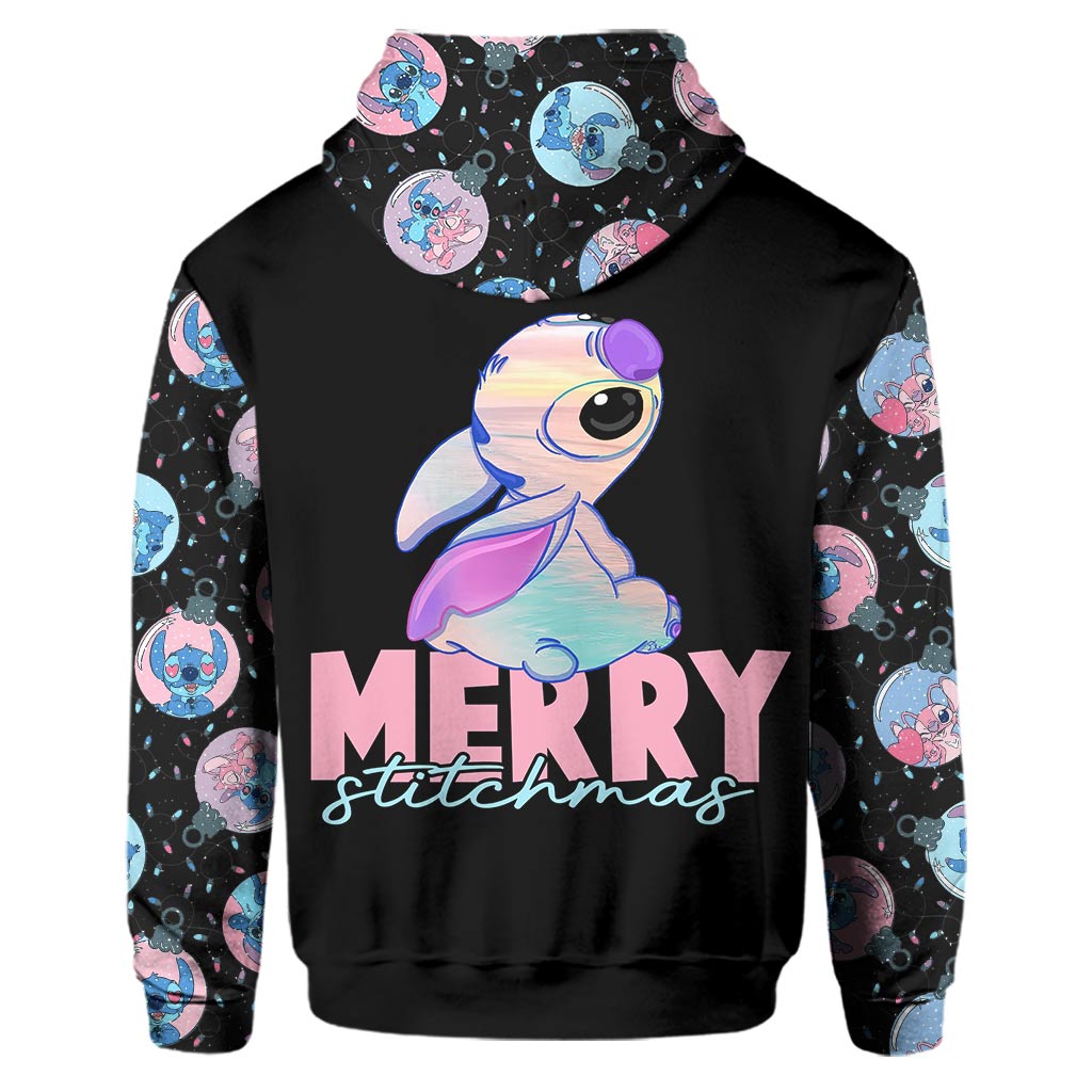 Personalized Christmas Ohana Hoodie & Sweatpants for Family Gift