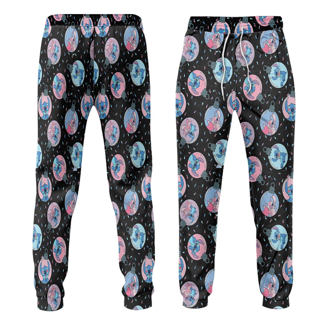 Personalized Christmas Ohana Hoodie & Sweatpants for Family Gift