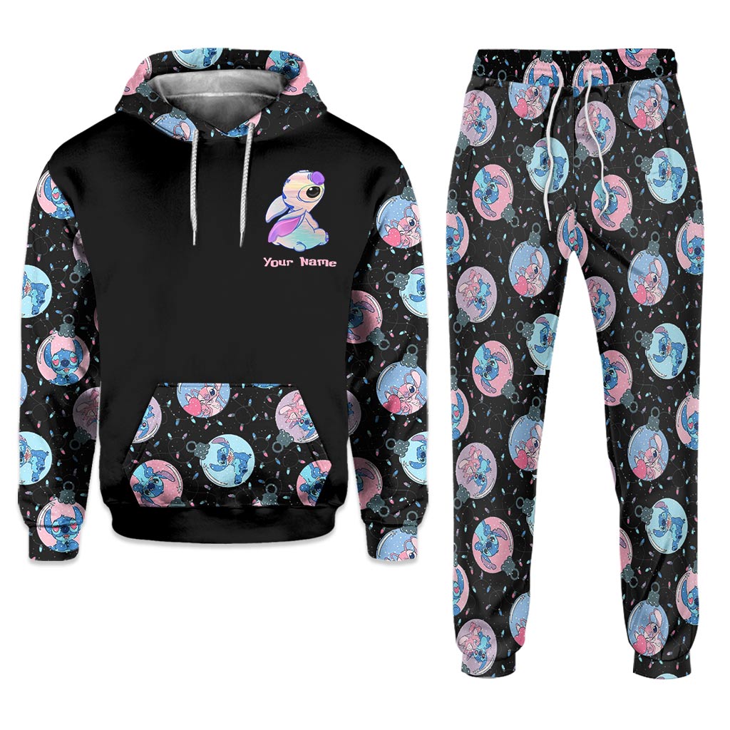 Personalized Christmas Ohana Hoodie & Sweatpants for Family Gift