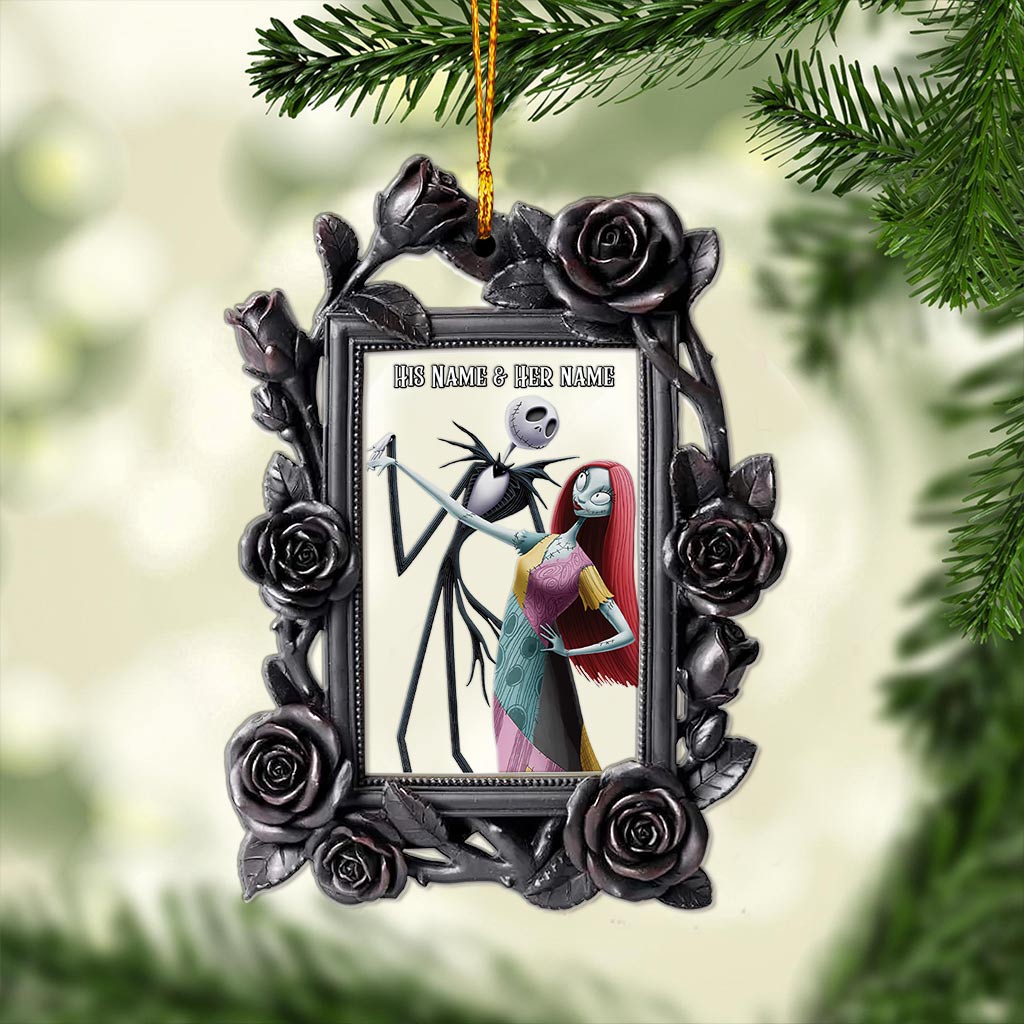 Personalized Nightmare Before Christmas Ornament Custom Name Gift