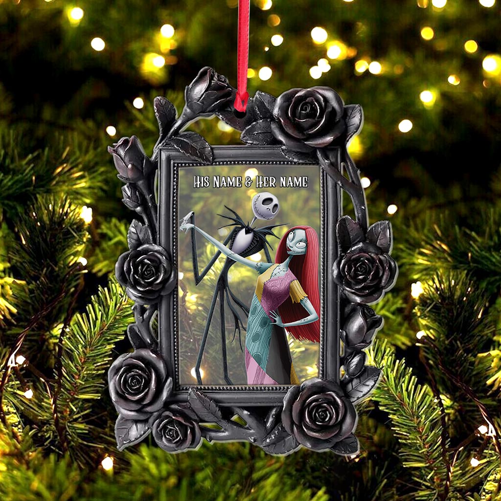 Personalized Nightmare Before Christmas Ornament Custom Name Gift