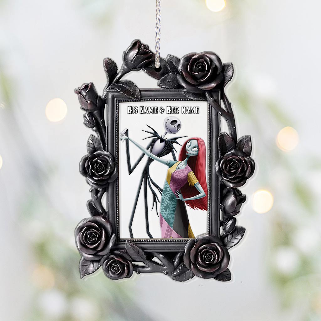 Personalized Nightmare Before Christmas Ornament Custom Name Gift