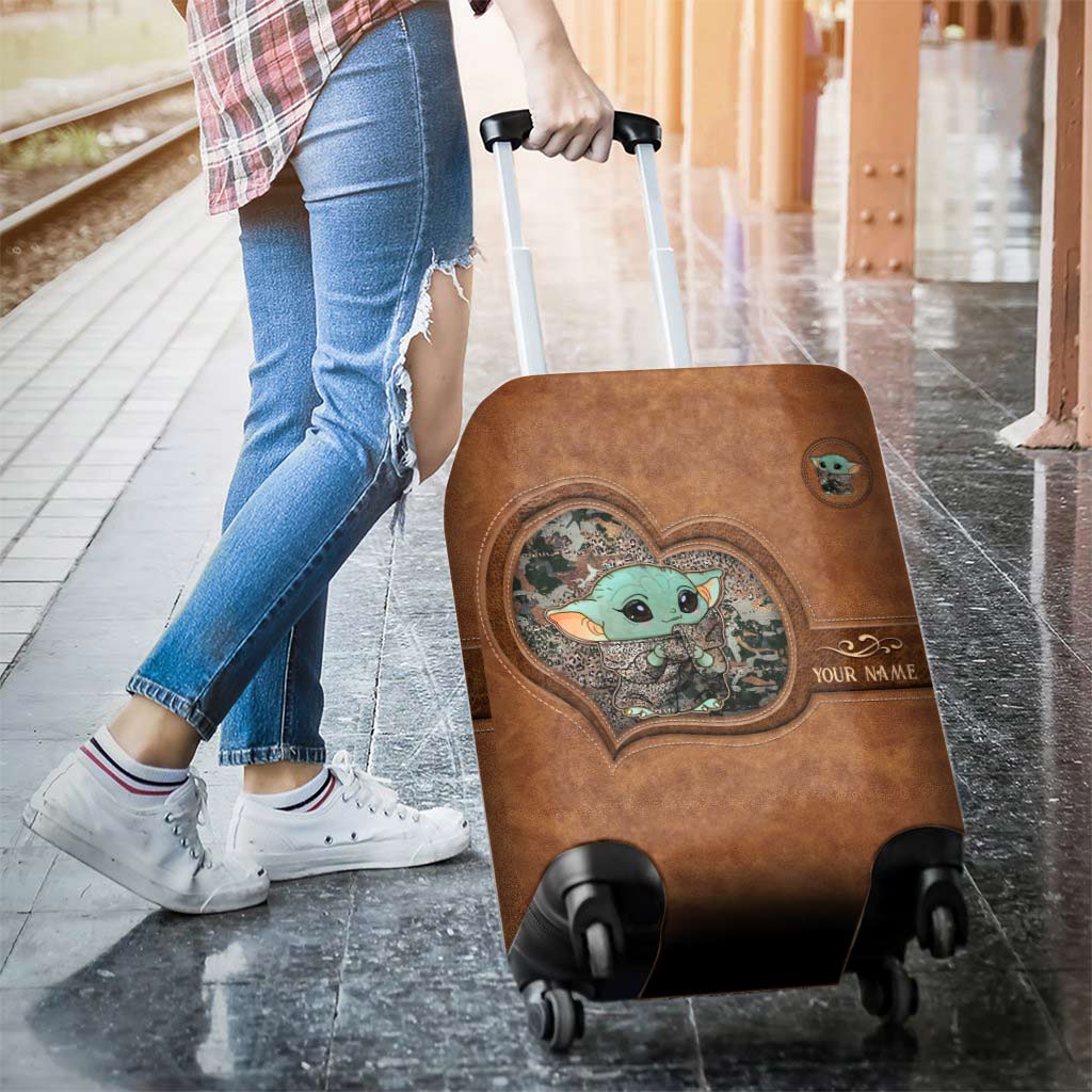 Personalized Force Luggage Cover Custom Name Travel Gift