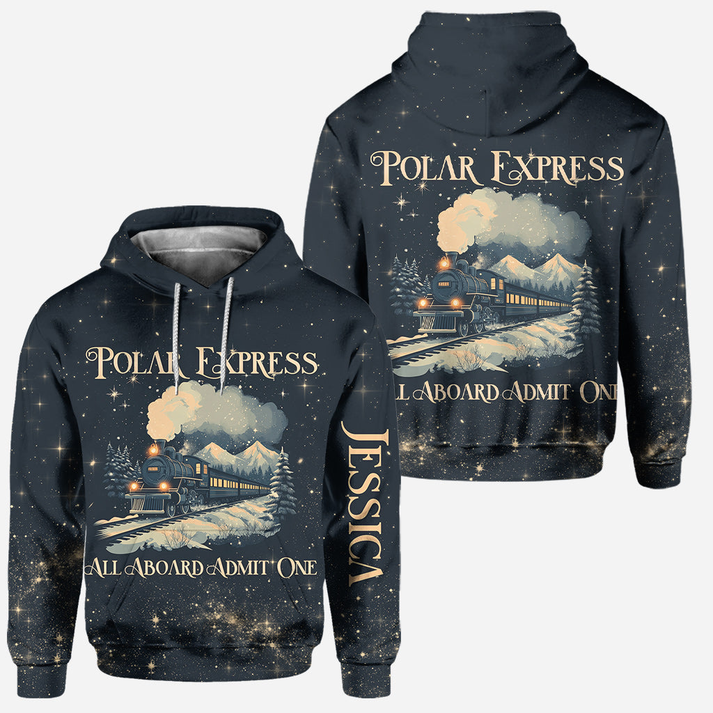 Personalized Polar Express Christmas Hoodie & Leggings Set