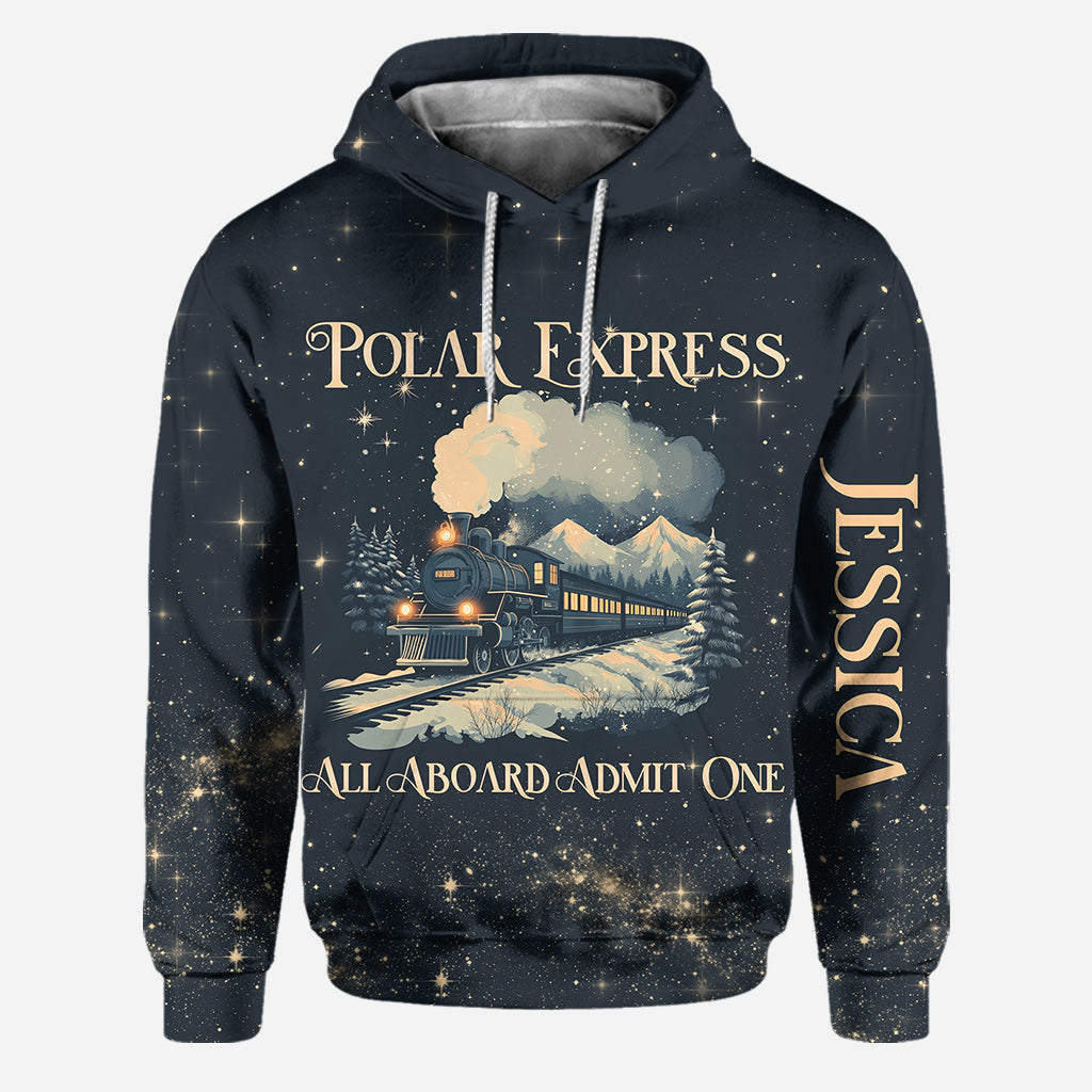 Personalized Polar Express Christmas Hoodie & Leggings Set
