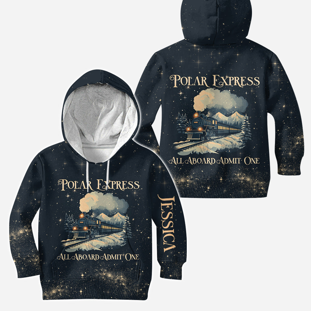 Personalized Polar Express Christmas Hoodie & Leggings Set