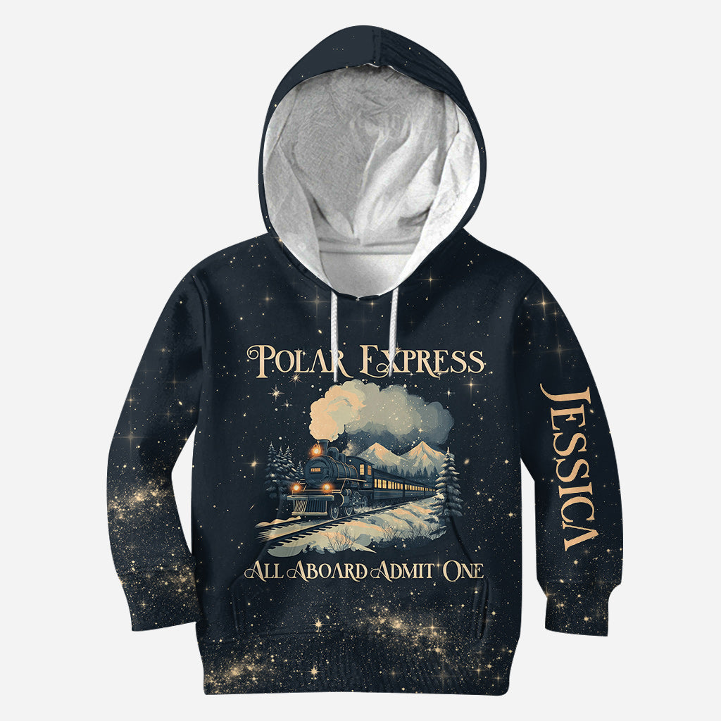 Personalized Polar Express Christmas Hoodie & Leggings Set