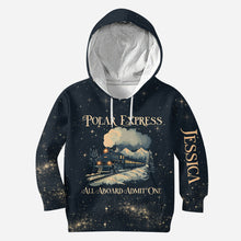 Load image into Gallery viewer, Personalized Polar Express Christmas Hoodie &amp; Leggings Set
