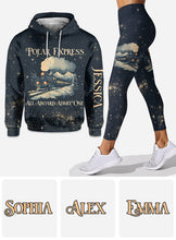 Load image into Gallery viewer, Personalized Polar Express Christmas Hoodie &amp; Leggings Set
